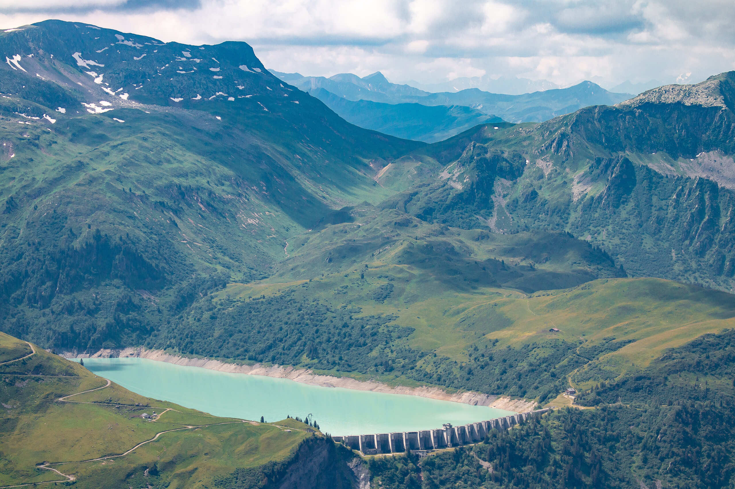 Lac de la Girotte à Hauteluce, Savoie, Alpes